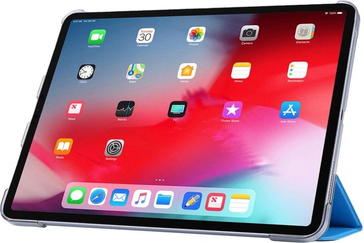 Actual product image König Design Protective Tablet Case for Apple iPad Pro 12.9 (2020) Case Cover Pocket Blue (iPad Pro 12.9 2020 (4. Gen))