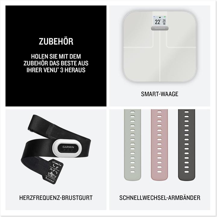 Image du produit Garmin Venu 3S (41 mm, WLAN uniquement)