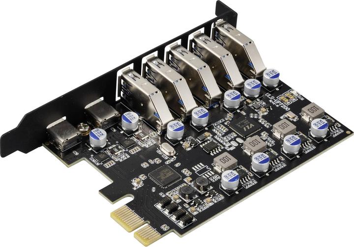 Immagine prodotto Renkforce RF-6613198 5+2 Port USB 3.2 Gen 1 Controllerkarte USB-A (USB 3.0), USB