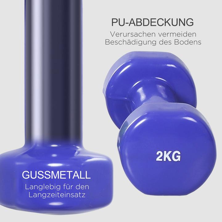 Produktbild Jamb Hantelset (2 x 1.5 kg, 2 x 1 kg, 2 x 0.5 kg, 2 x 2 kg)
