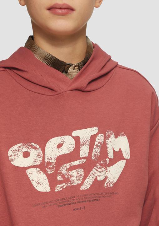 Produktbild S.Oliver Sweatshirt Oversized Hoodie mit Frontprint (134, 140)