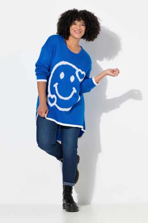 Actual product image Angel of Style Pullover, A-Linie, Smiley, Saum hinten länger (46, 48)