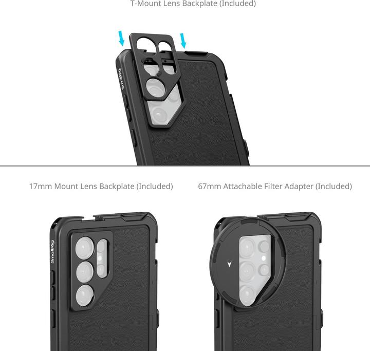 Produktbild SmallRig Mobile Video Cage Kit für S25 Ultra, Zubehörtyp