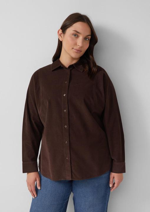 Immagine prodotto s.Oliver Bluse Feincordbluse mit Hemdkragen (54)