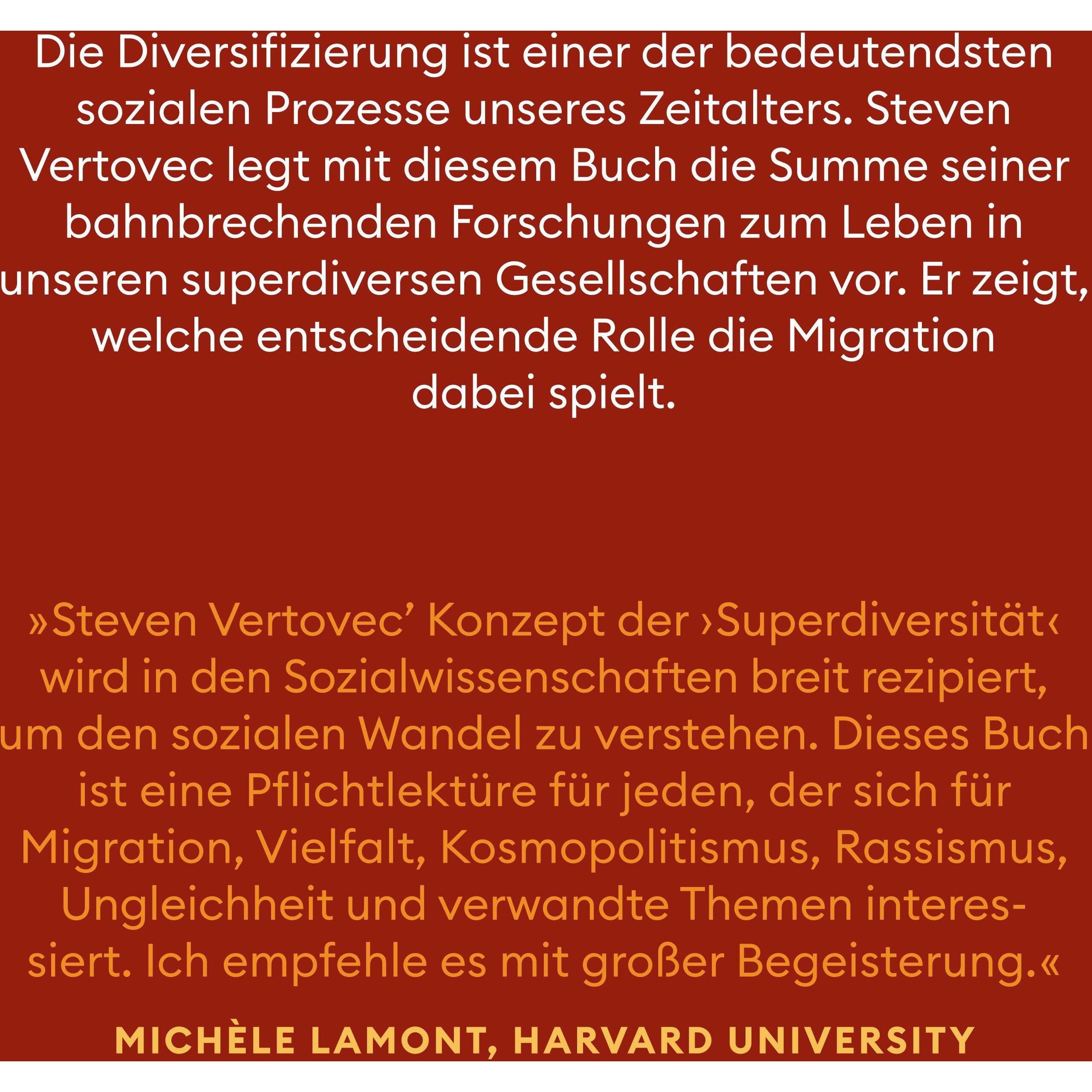 Thumbnail - Superdiversität, Fachbücher von Steven Vertovec