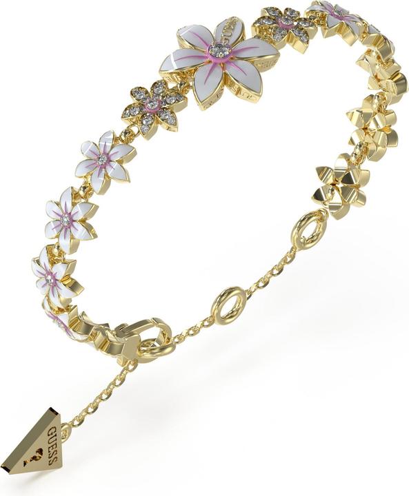 Immagine prodotto Guess Bracciale LOTUS BIANCO (18.50 cm, Acciaio inossidabile, Smalto)