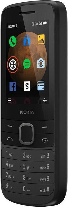 Actual product image Nokia GSM phone 225 4G black (2.40", 0.30 Mpx, 4G)