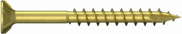Produktbild Reisser R2 Spanplattenschrauben, Flachsenkkopf, PZ, Teilgewinde, 5,0 x 50, Stahl, verzinkt, gelb, 1xgleit... (200 Schrauben pro Stück)