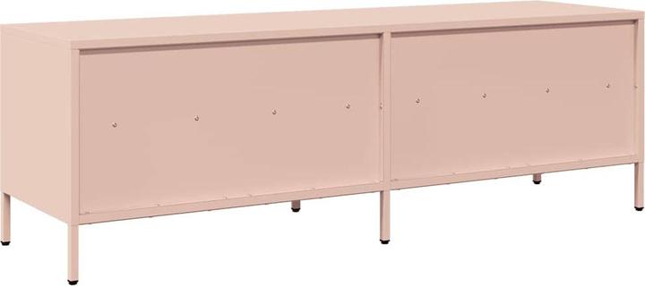 Produktbild vidaXL TV Schrank Lowboard Fernsehschrank Fernsehtisch Rosa Kaltgewalzter Stahl (135 x 39 x 43.5 cm)