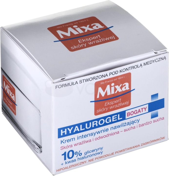 Image du produit Mixa Crème Hyalurogel Peau Sensible Expert Hydratation Intensive 50ml (50 ml, Crème de jour, Gel visage)