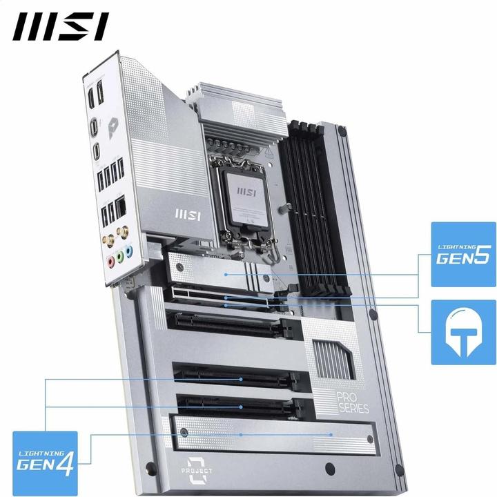 Productafbeelding MSI PRO Z890-S WIFI PZ (LGA 1851, Intel Z890, ATX)