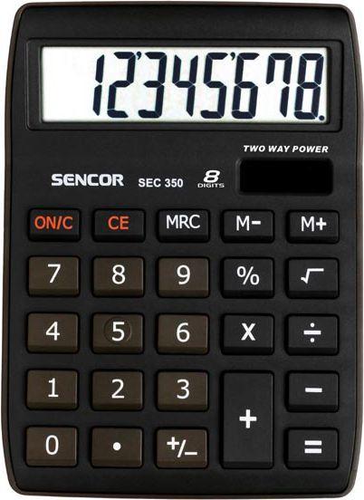 Sencor SEC 350 calculator (Batteriebetrieb, Solarenergie)