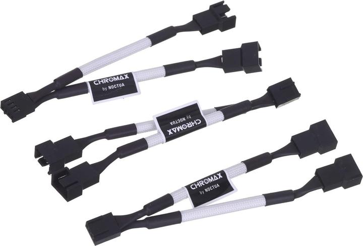 Productafbeelding Noctua NA-SYC1 chromax.white Y-splitter kabelset voor ventilatoren
