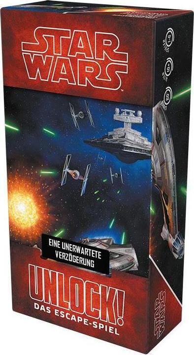 Actual product image Asmodée SCOD0059 - Unlock! Star Wars-Unexpected delay, single scenario (DE edition) (German, 1 - 6 Players)