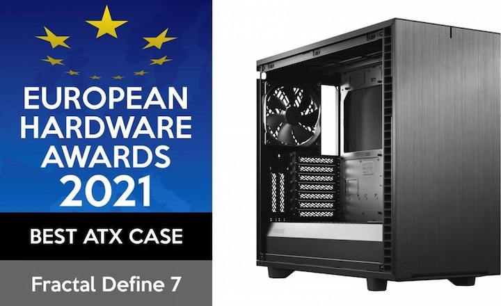 Actual product image Fractal Define 7 White Solid (mATX, Mini-ITX, ATX, E-ATX)