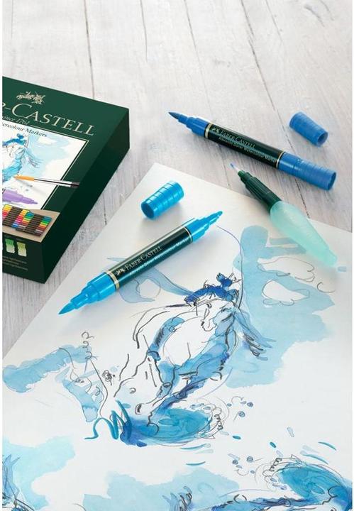 Image du produit Faber-Castell Marqueur aquarelle Albrecht Dürer 20s (Vert, 0.80 mm, 20 x)