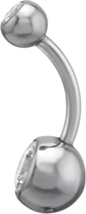 Produktbild Maxte Intern Gewindeter Bauchnabelpiercing Barbell (Titan)