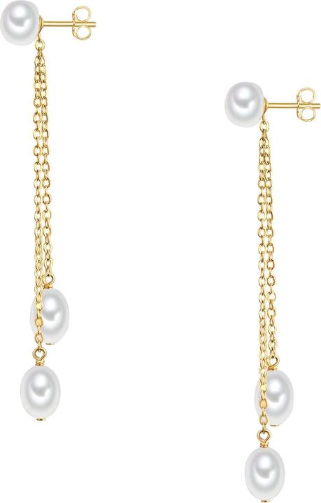 Image du produit Valero Pearls Femme argent sterling perle d'eau douce de culture or jaune - 28633 (Argent Sterling)