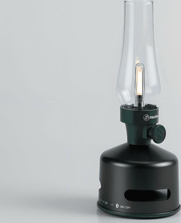 Image du produit MoriMori Lampe design avec haut-parleur (vert/noir)