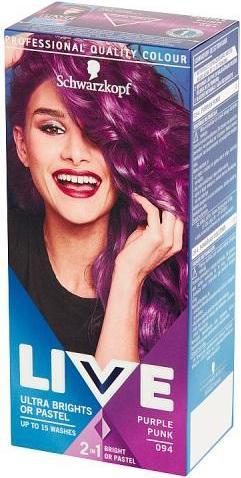 Productafbeelding Schwarzkopf Live Ultra Brights of Pastel Haarverf 094 Purple Punk (094 Violetinė Punk)