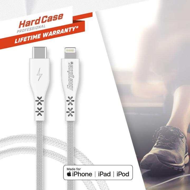 Actual product image Energizer Lifetime Warranty - Lightning/USB-C Cable - 2m (2 m)