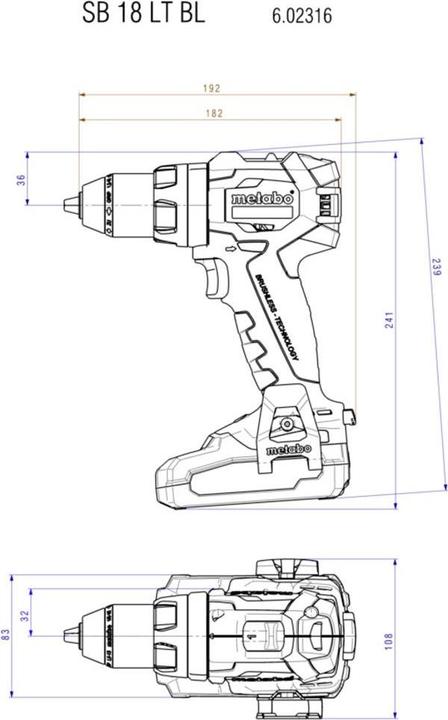 Produktbild Metabo SB 18 LT BL (Schlagbohrschrauber)