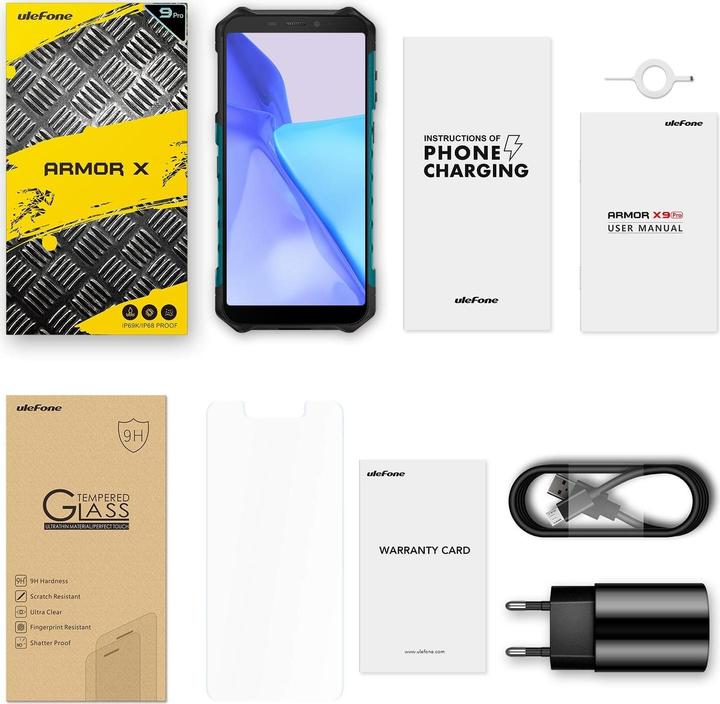 Actual product image Ulefone Armor X9 Pro (64 GB, Green, Black, 5.50", Dual SIM, 4G)