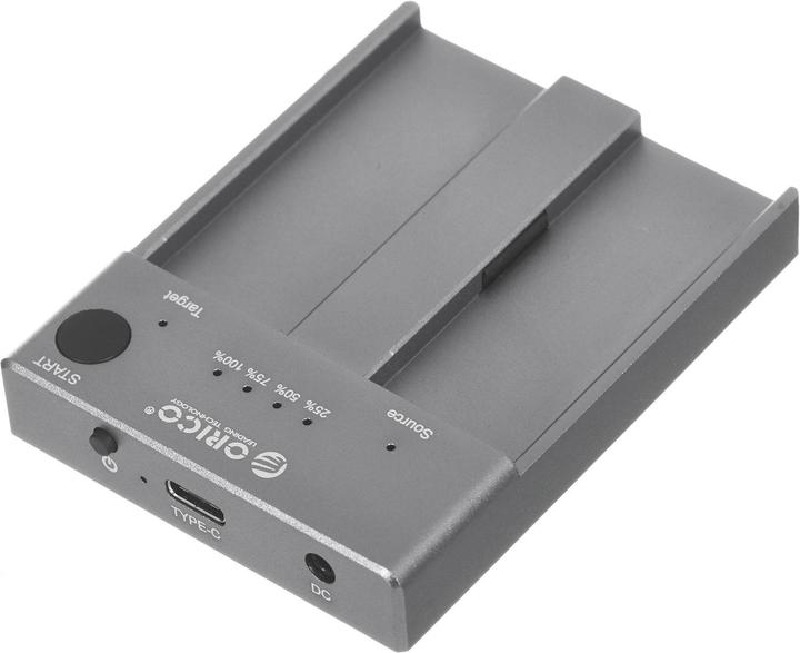 Image du produit Orico M.2 PCIe MVMe dokas - USB-C 3.2 Gen 2 (M2P2-C3-C-EU-GY-BP)