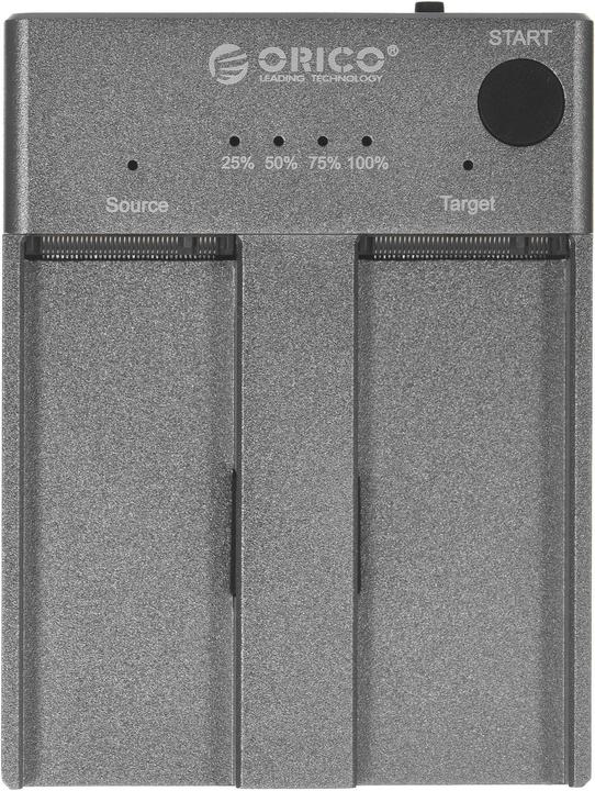 Image du produit Orico M.2 PCIe MVMe dokas - USB-C 3.2 Gen 2 (M2P2-C3-C-EU-GY-BP)