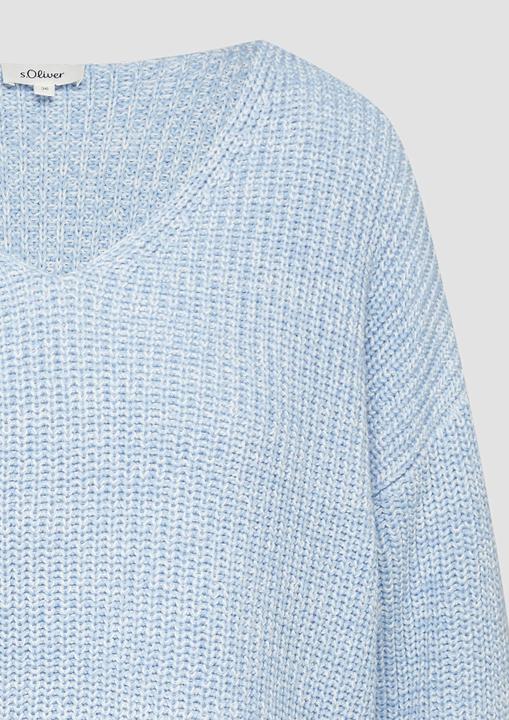 Produktbild S.Oliver Strickpullover Strickpullover im Relaxed Fit aus Baumwollmix (46)