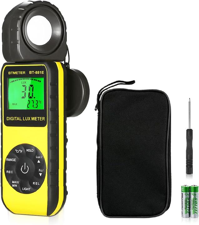 Actual product image Btmeter Digital Light Meter BT-881E