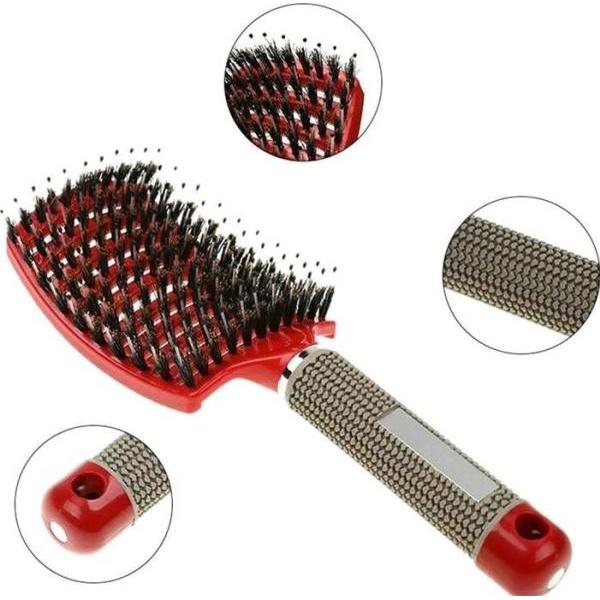 Aptel, Spazzola + Pettine, Szczotka do włosów profilowana do rozczesywania 10-rzędowa AG647E