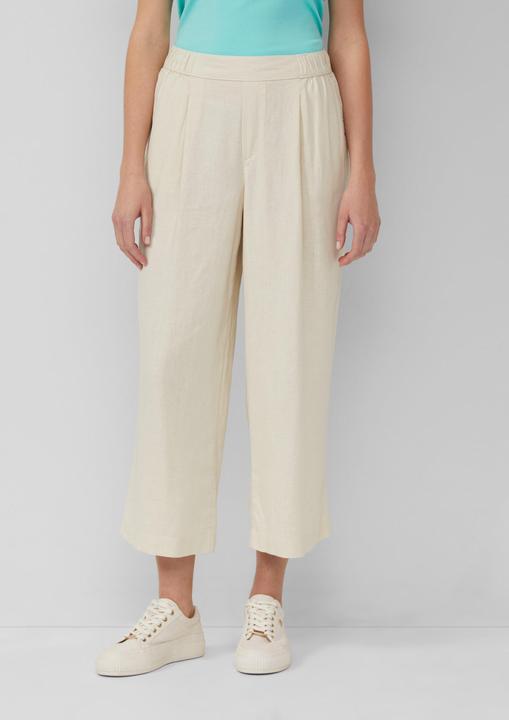 Immagine prodotto S.Oliver Hose High-Rise Culotte aus Leinenmix im Relaxed Fit (42)