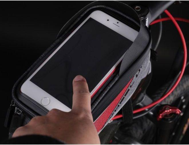 Actual product image Wheel Up Bike mount for cell phones up to 6 inch
