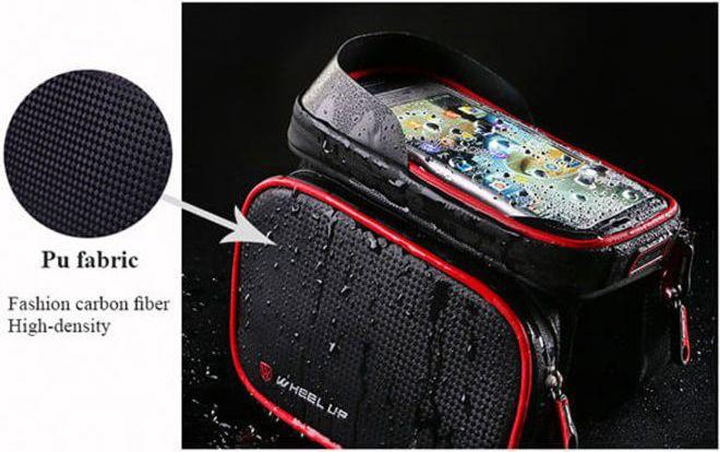 Actual product image Wheel Up Bike mount for cell phones up to 6.2 inch