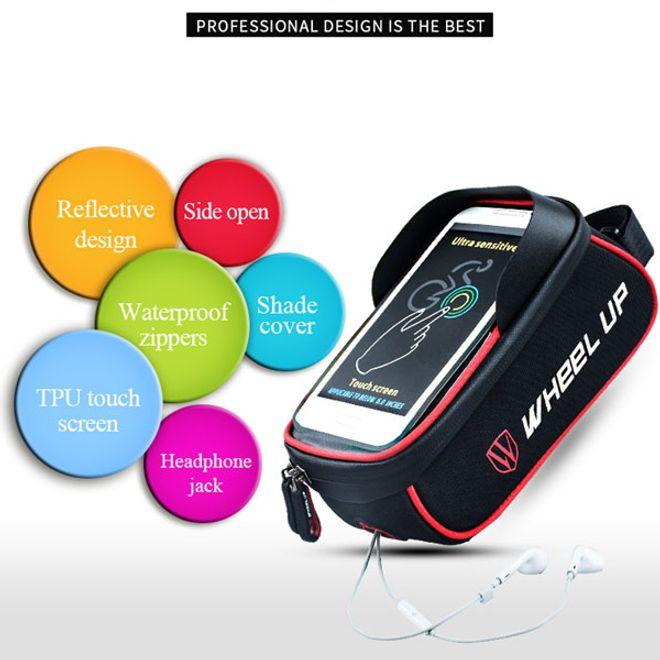 Immagine prodotto Wheel Up Supporto per bicicletta per telefoni cellulari fino a 6 pollici