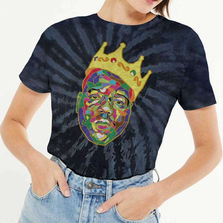 Actual product image Biggie Smalls Adult Crown TShirt (S)