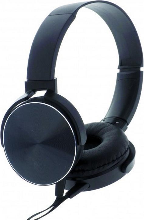 Produktbild Rebeltec wired headphones Montana with microphone black (Kabelgebunden)