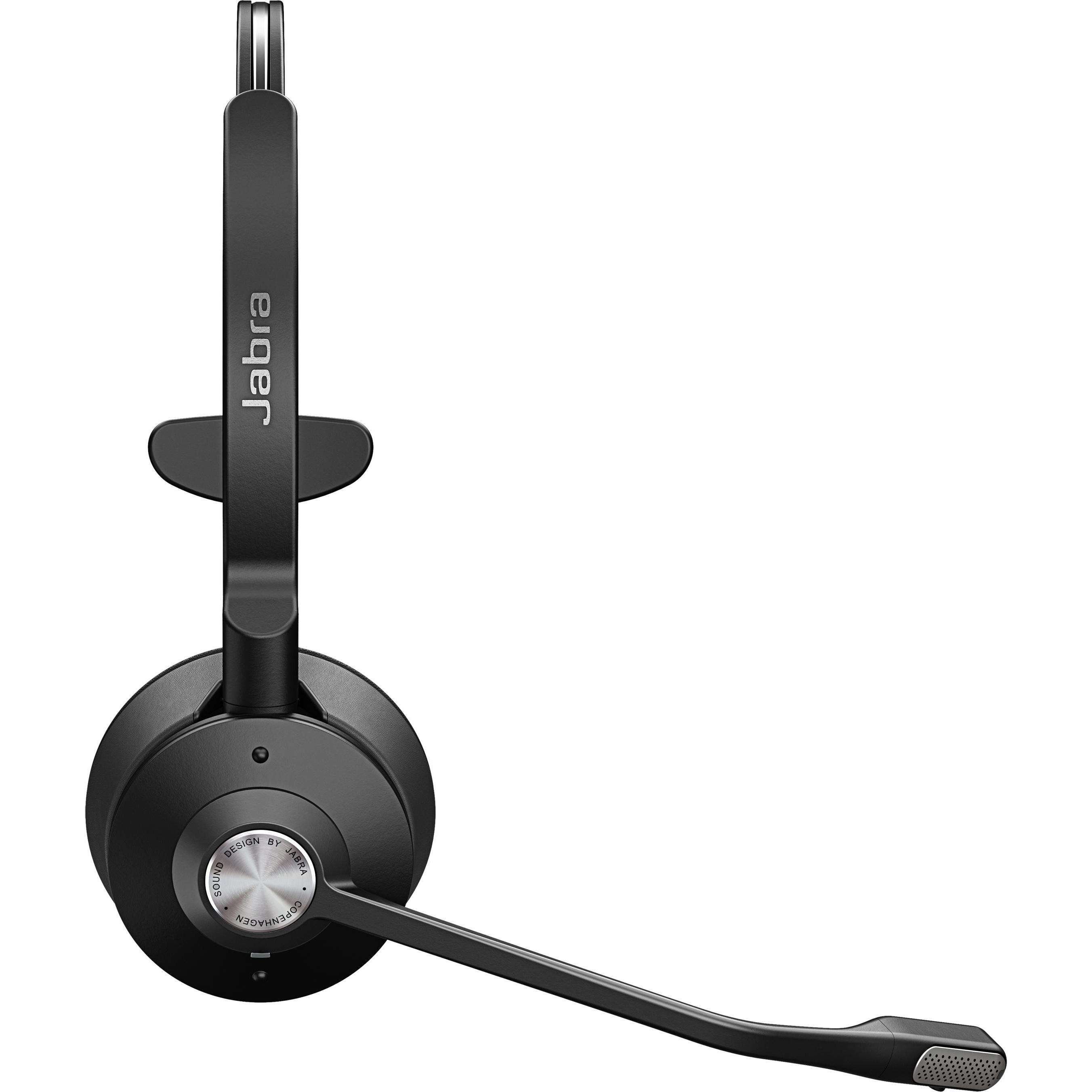 Thumbnail - Jabra Engage 65 Mono (Kabellos, USB-A), Office Headset, Schwarz