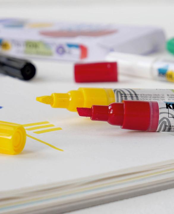 Immagine prodotto Kreul Set di 6 pennarelli per pittura acrilica Triton (6x)