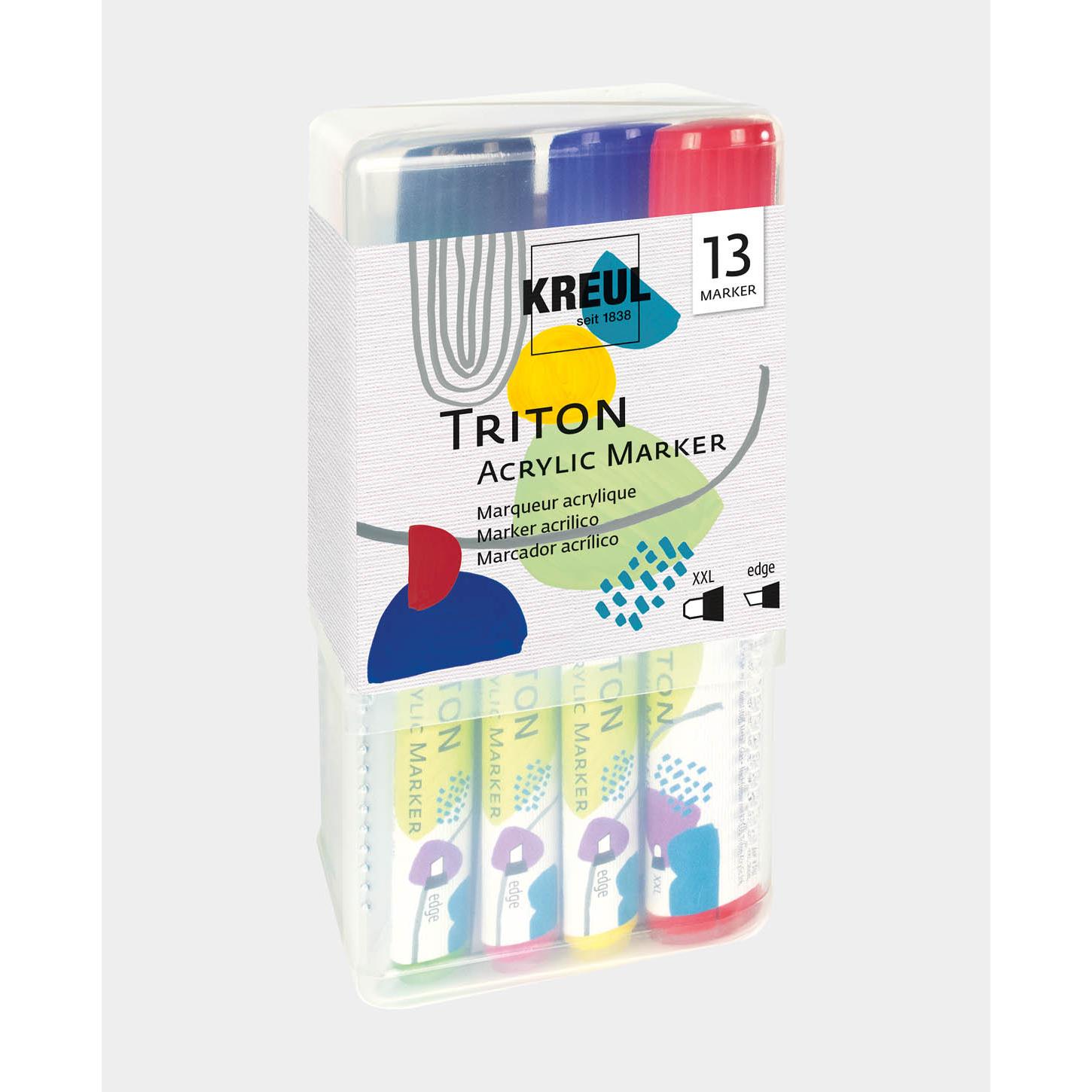 Kreul, Evidenziatori, Marcatore a vernice acrilica Triton (13 x)