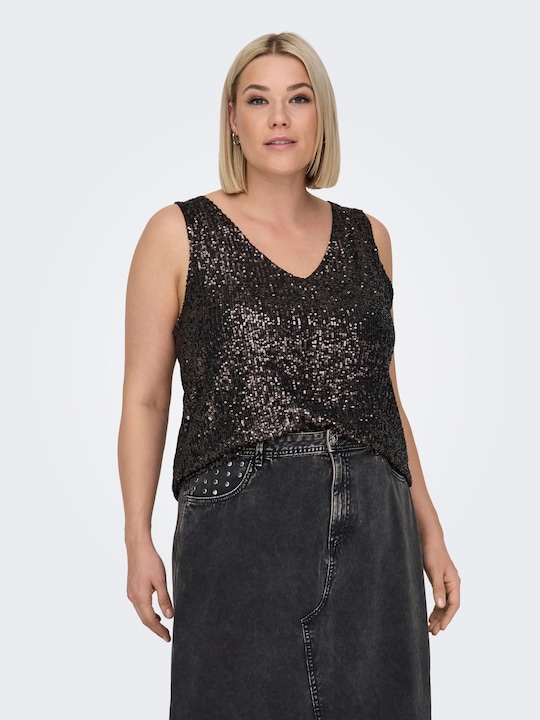 Actual product image Only Regular fit V-neck curve top Top (L)