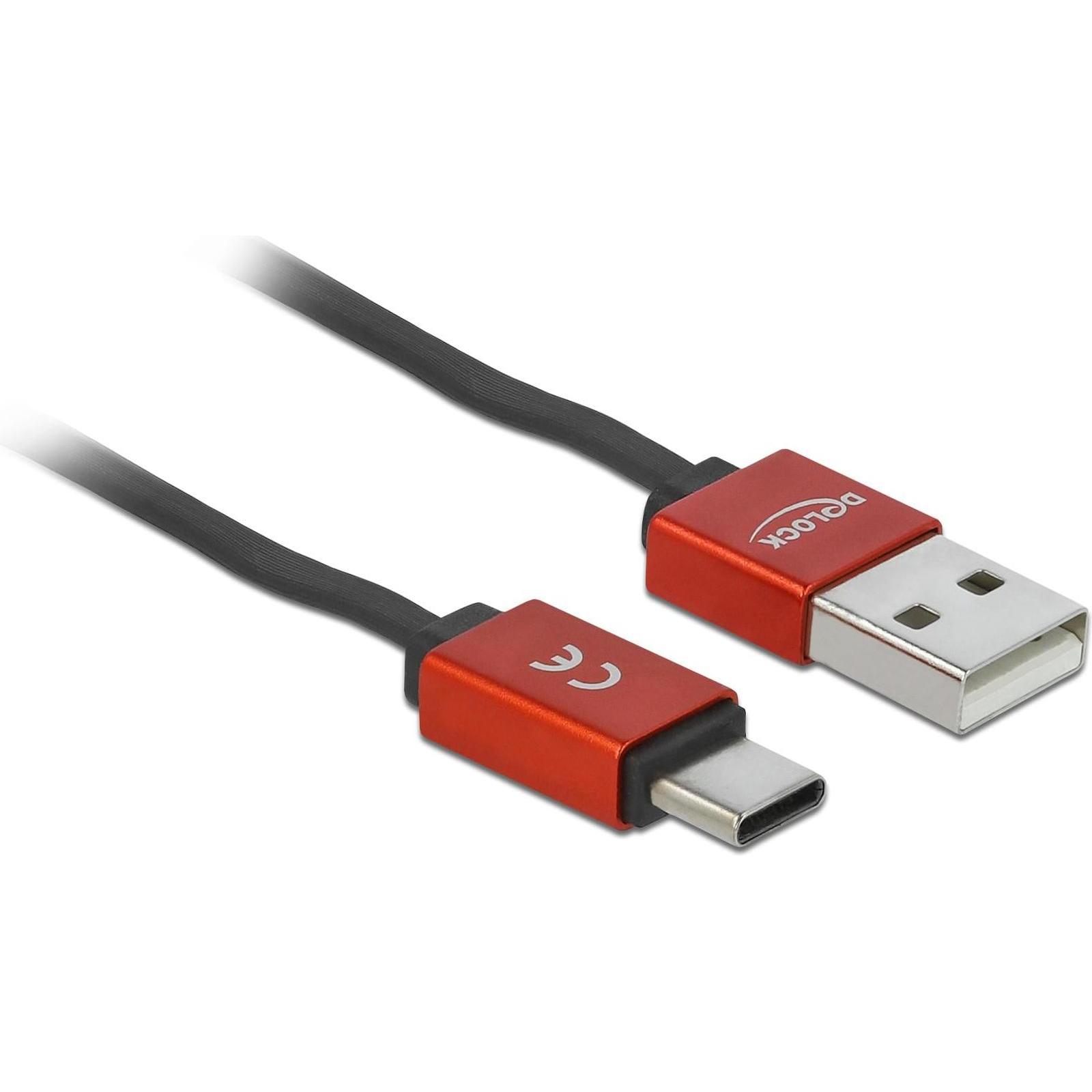 Thumbnail - Delock USB A – USB C (0.92 m, USB 2.0), USB Kabel