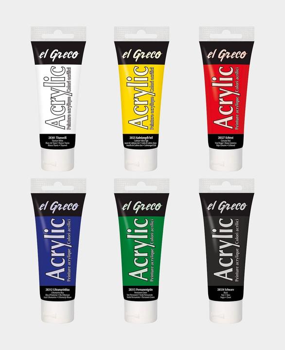 Produktbild Kreul el Greco Acrylic 6er Set (450 ml)