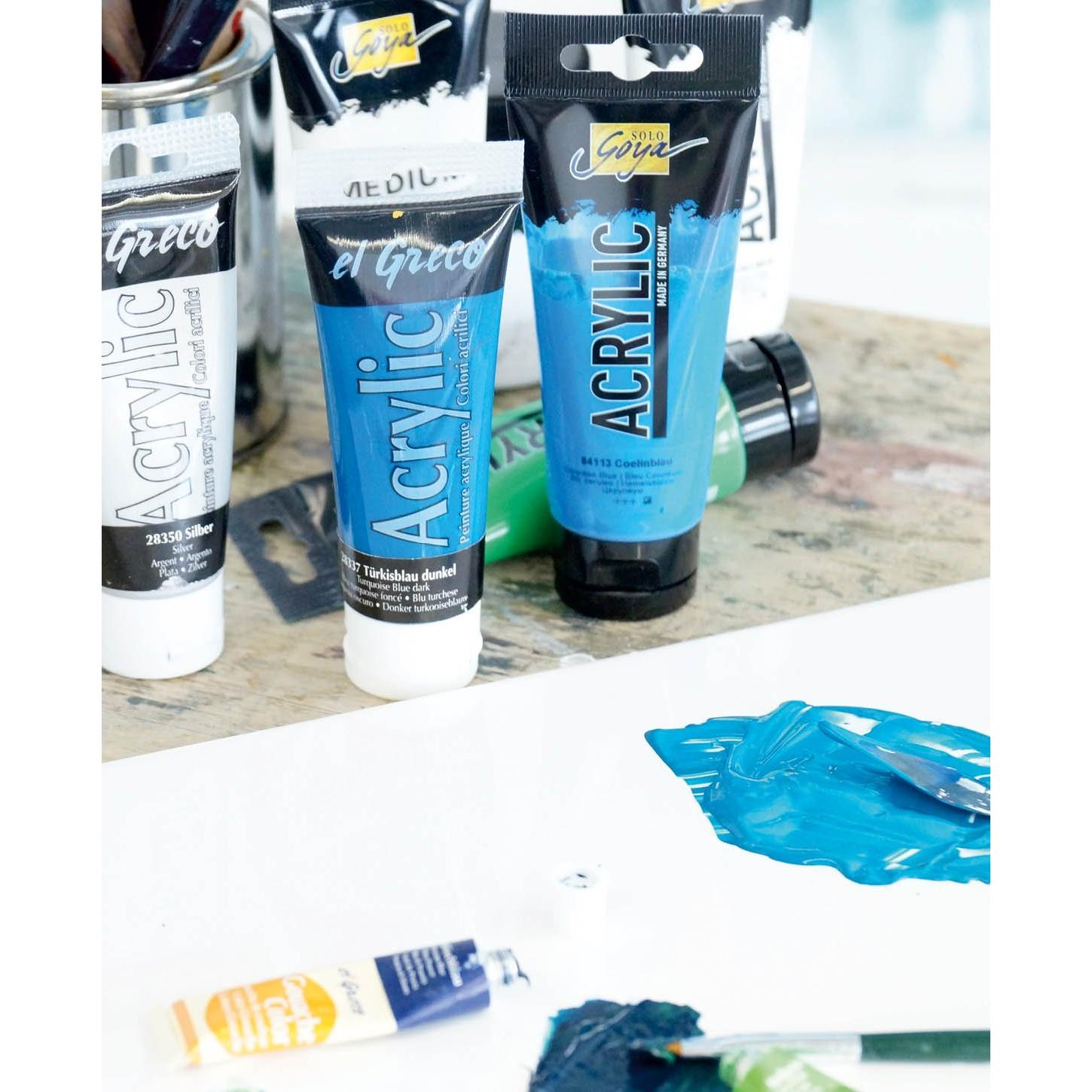 Thumbnail - Kreul, Künstlerfarbe + Bastelfarbe, el Greco Acrylic (Umbra Natur, 75 ml)