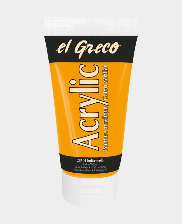 Actual product image Kreul el Greco Acrylic (Indian yellow, 150 ml)