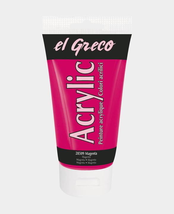 Actual product image Kreul el Greco Acrylic (Magenta, 150 ml)