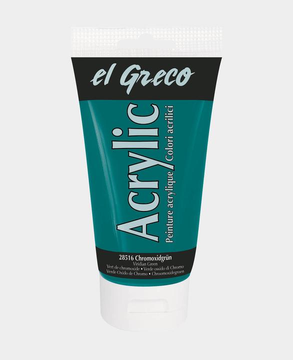 Produktbild Kreul el Greco Acrylic (Chromoxidgrün, 150 ml)