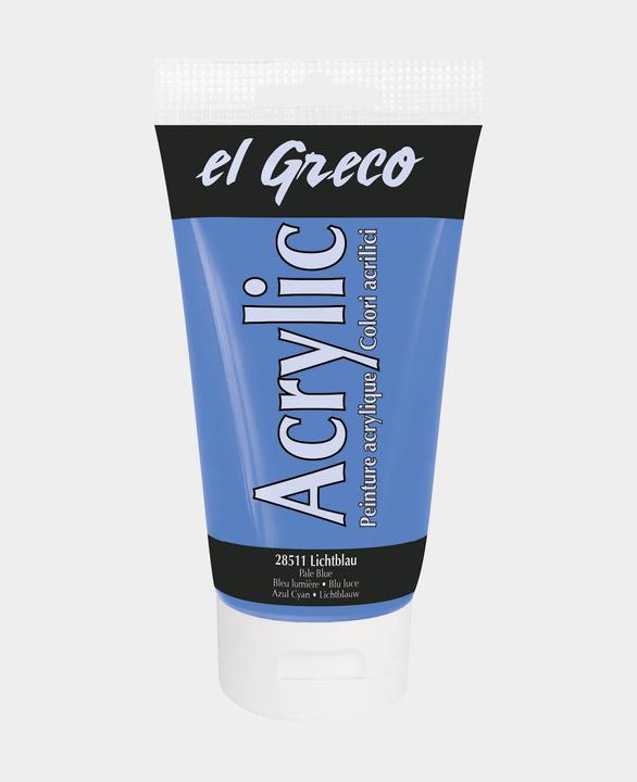 Actual product image Kreul el Greco Acrylic (Light blue, 150 ml)