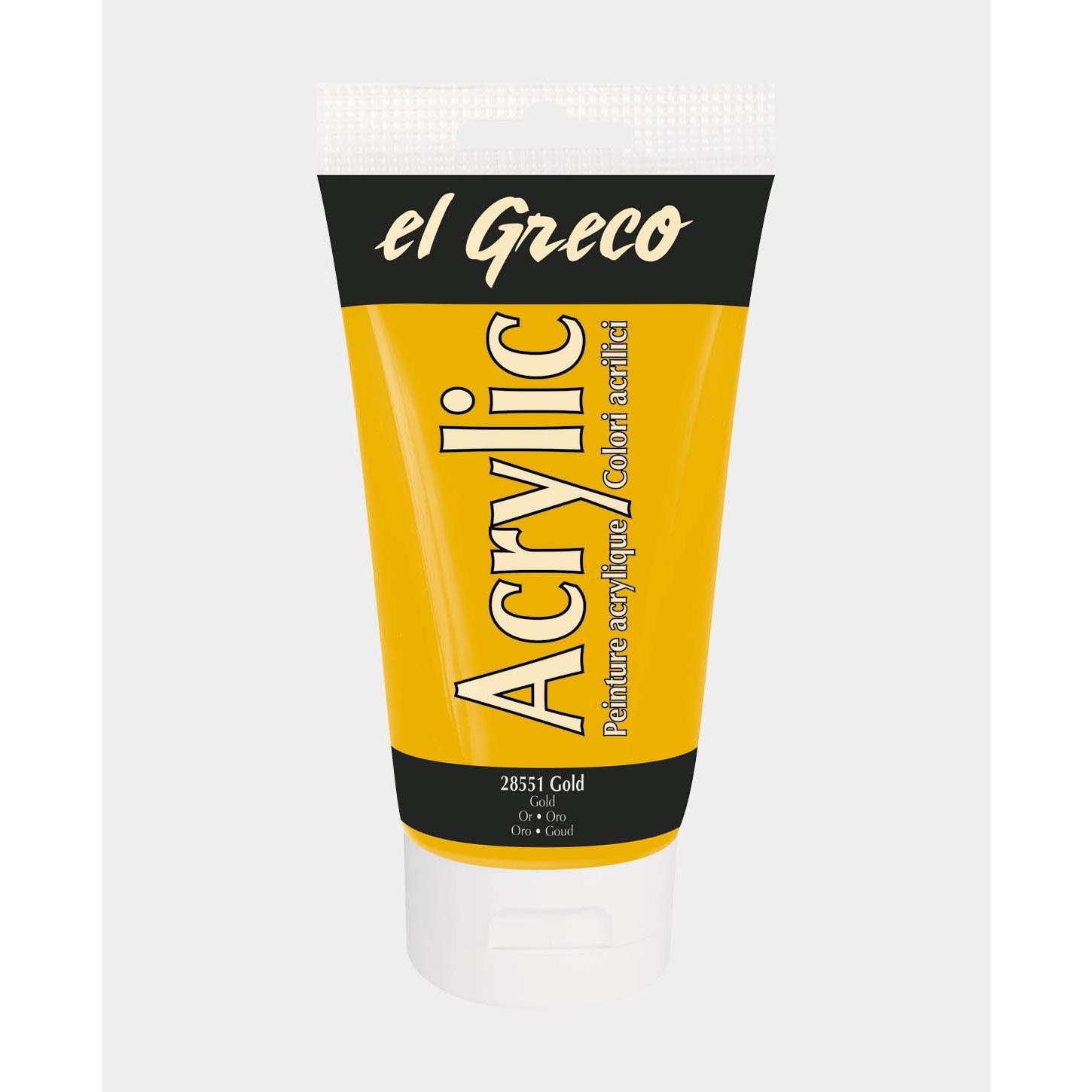 Thumbnail - Kreul, Künstlerfarbe + Bastelfarbe, el Greco Acrylic (Gold, 150 ml)